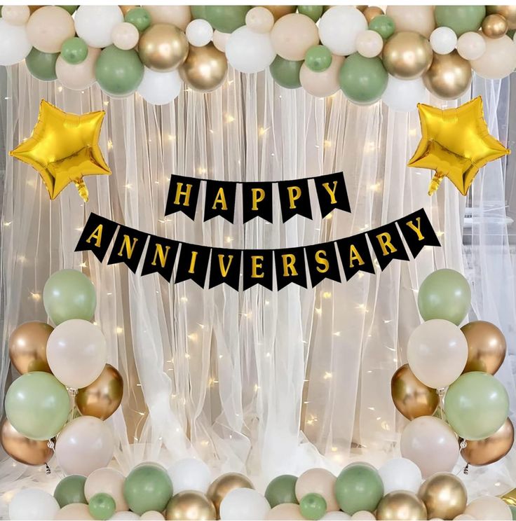 Anniversary dinner decoration
