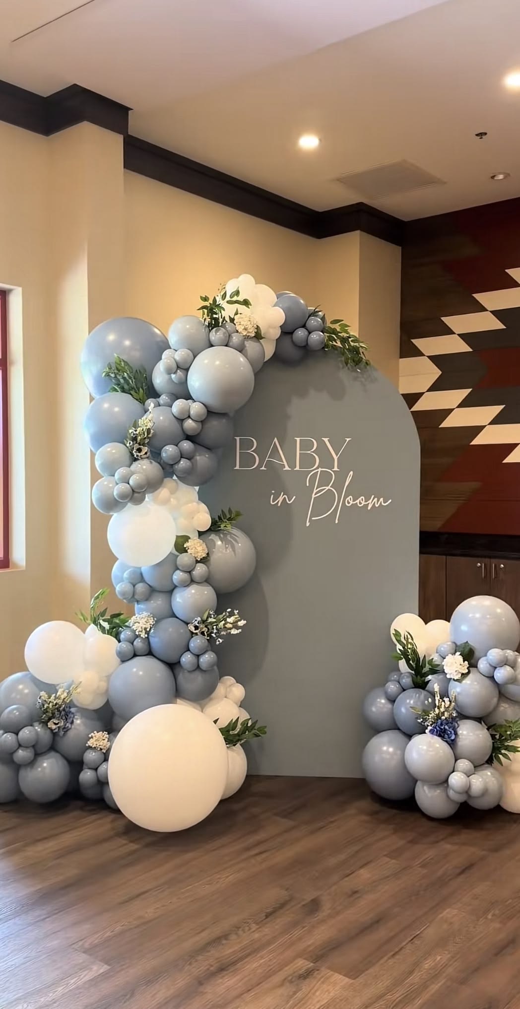 Gender reveal backdrop