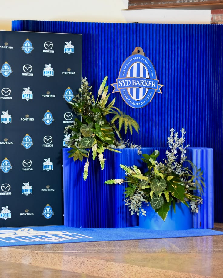 Corporate stage backdrop design