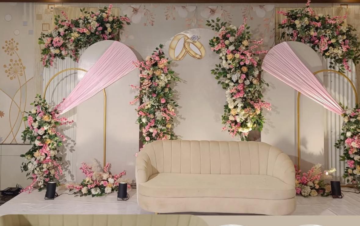 Reception stage lighting